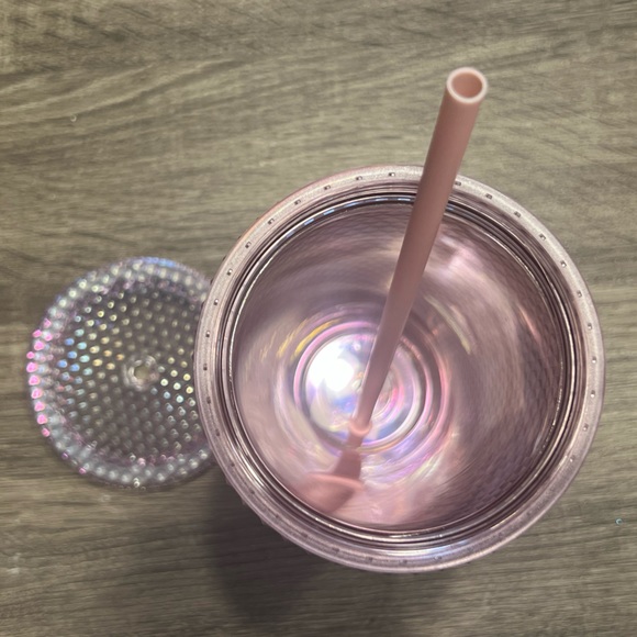 RARE Starbucks 2021 Indonesia Blink Pink 24oz Studded Tumbler - Picture 5 of 6